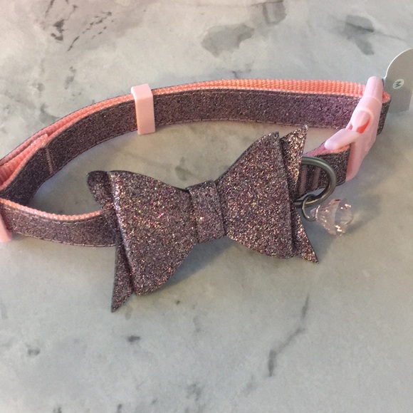 Top Paw Other - 🎉HP🎉🆕 🐾 Pink & Purple glitter bowtie dog collar
